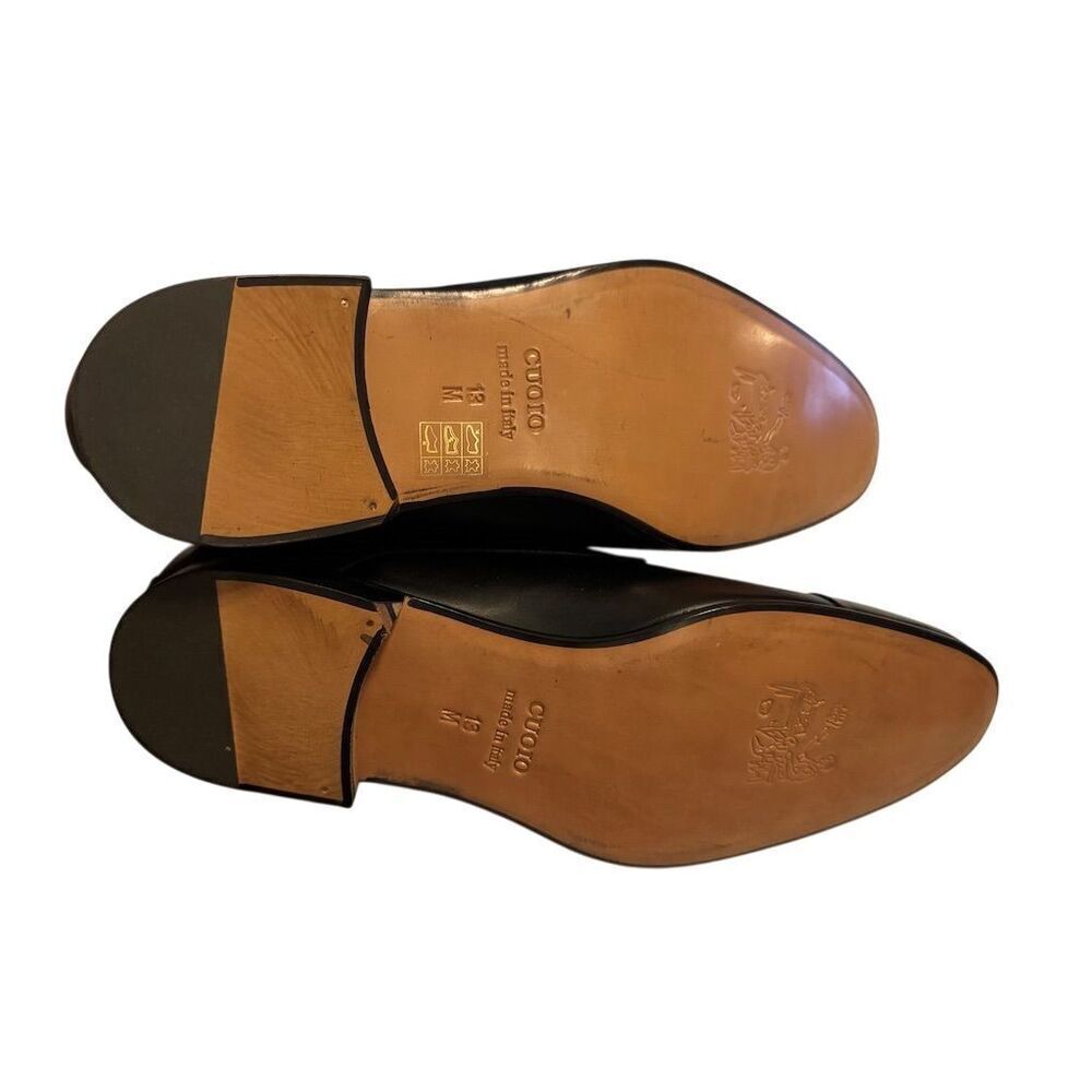 Massimo Matteo Men's Black Double Monk Strap Dress Shoes Size 13 M - Picture 6 of 9